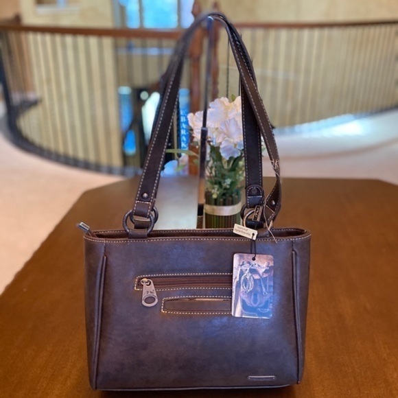 Montana west buckle collection tote bag brown - Picture 5 of 9